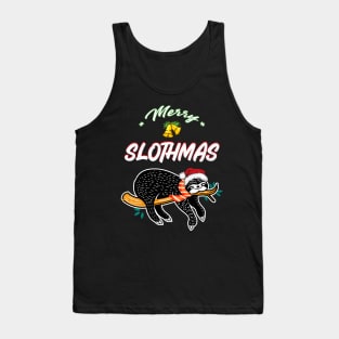 Merry Slothmas Tank Top